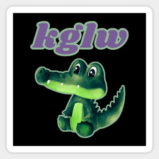 King Gizzard Gator Baby KGLW Design Magnet